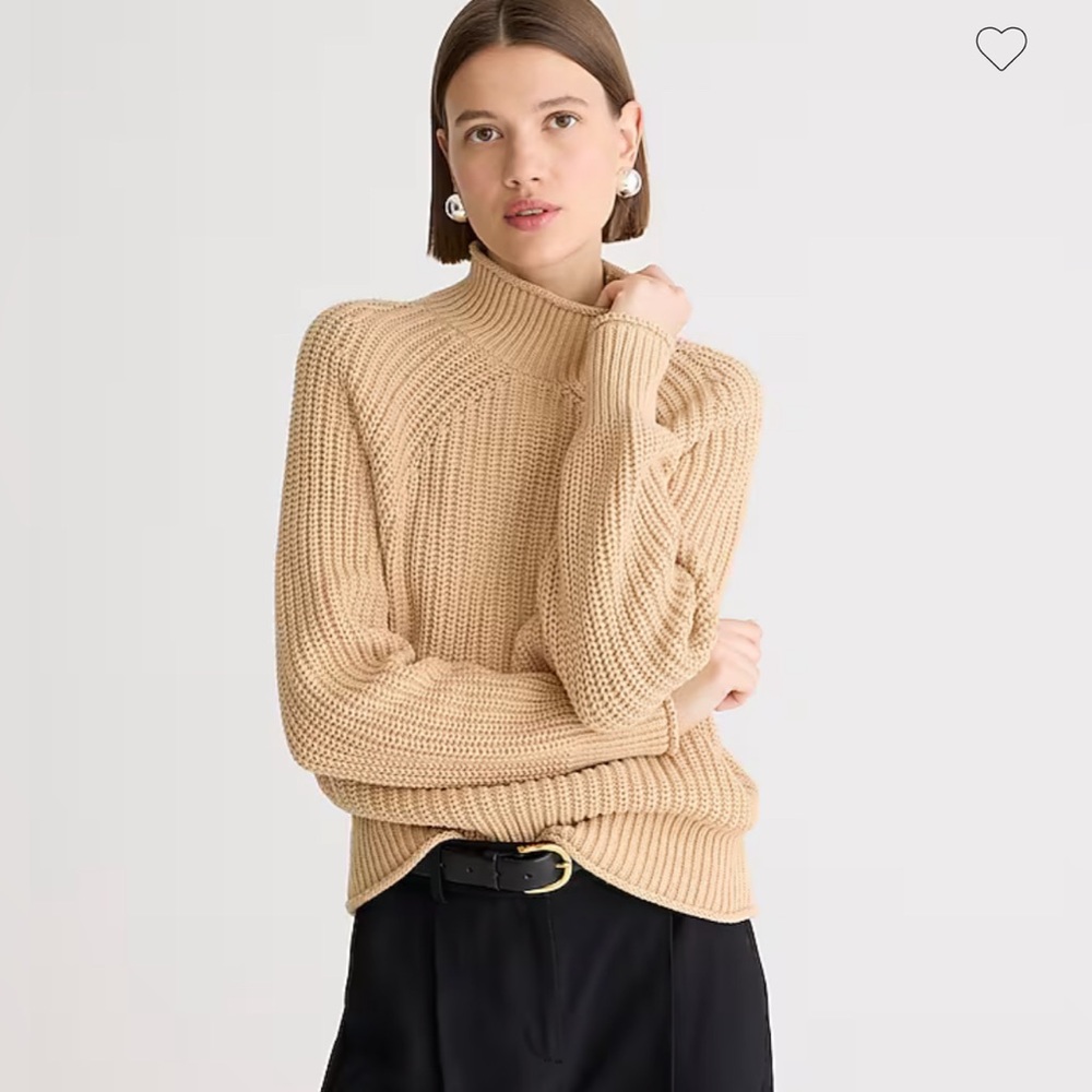 J.Crew relaxed rollneck sweater